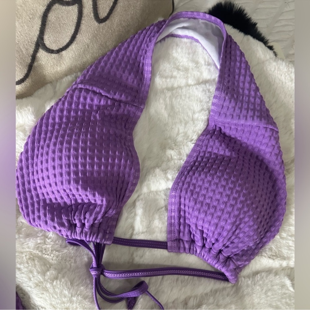 Purple Halter Bikini Set - Picture 13 of 15
